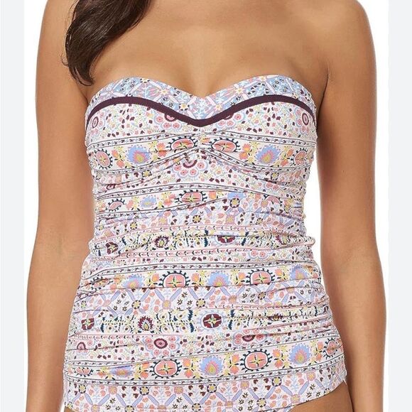 Bleu Rod Beattie Women's Bandini Tankini Top 12 - Picture 5 of 6